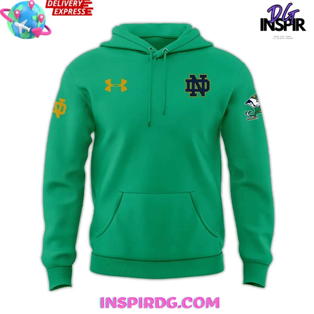 -Notre Dame Fighting Irish Kelly Green 2024 Hoodie