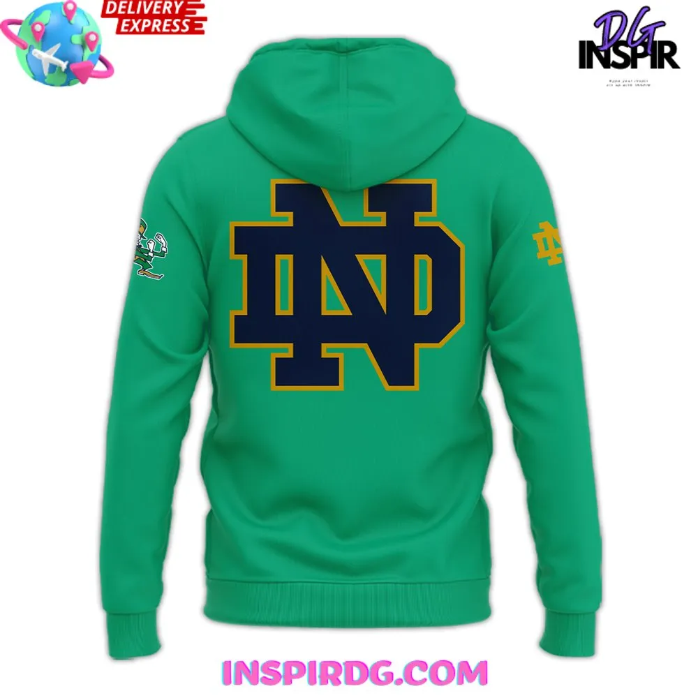 -Notre Dame Fighting Irish Kelly Green 2024 Hoodie