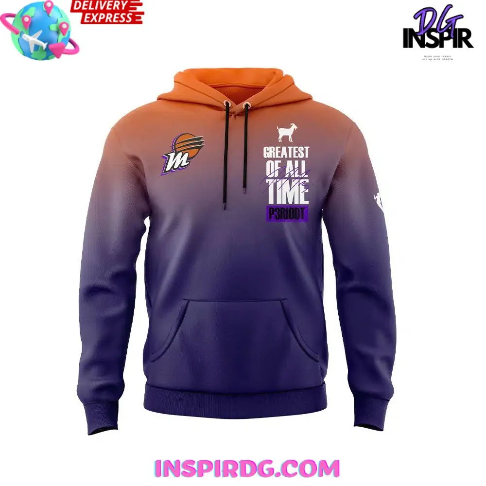 -Phoenix Mercury Greatest Of All Time P3riodt 2024 Hoodie