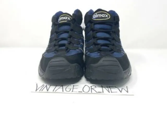 2011 nike air max trainer ‘96 black obsidian canyon gold 446331-007 sz 7.5