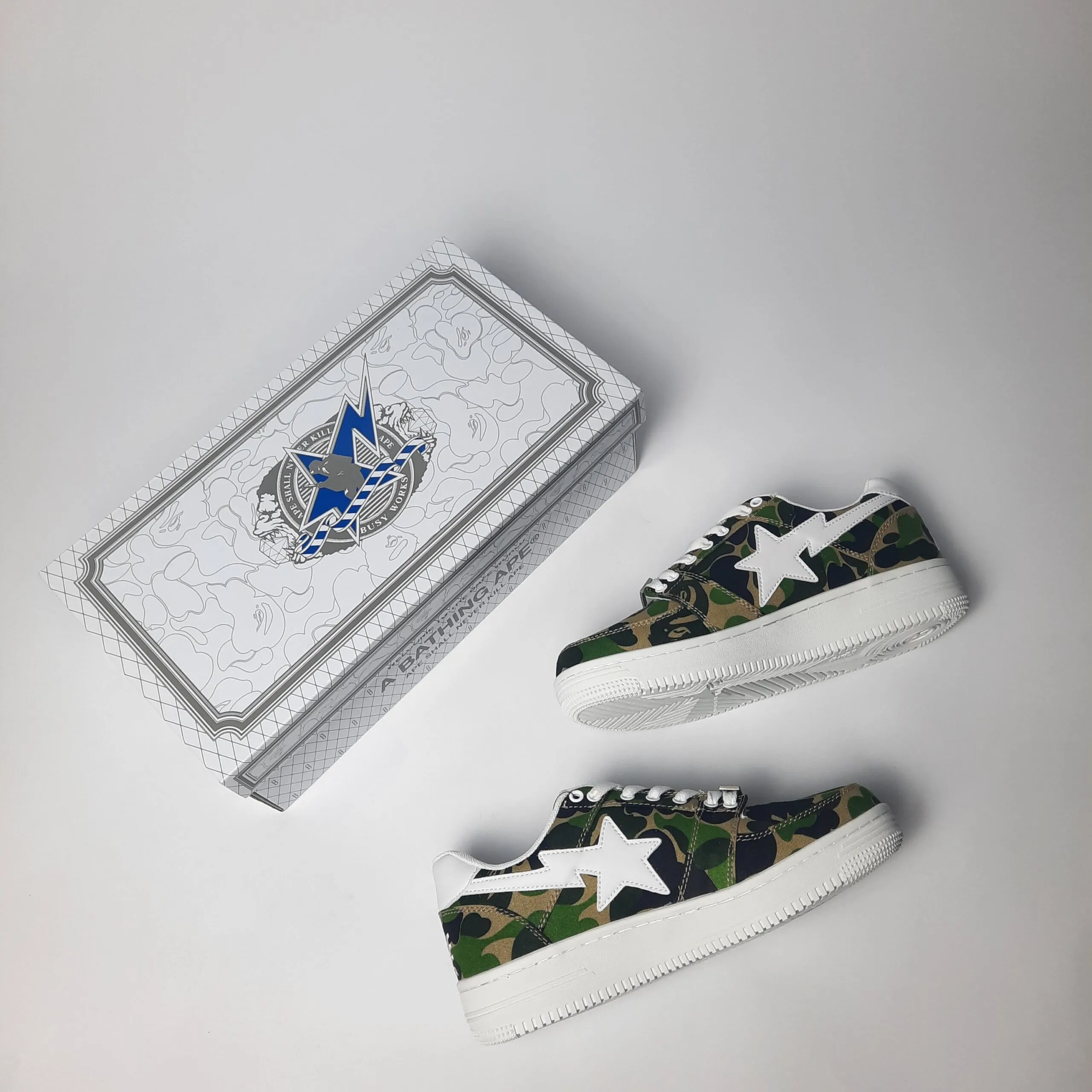 A Bathing Ape Bapesta Trainers BNWT - Authenticated Luxury Designer