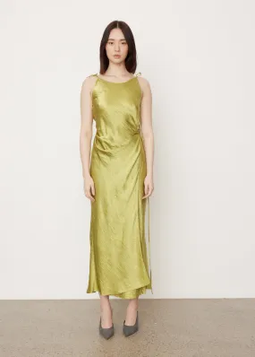 Acne Studios -  Dayla Text Satin Dress - Dress