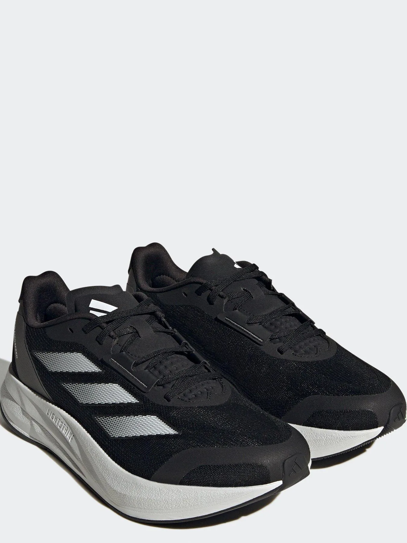 adidas Mens Running Duramo Speed Trainers - Black/White