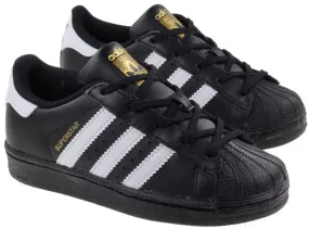 Adidas Originals Trainers Kids Superstar Black Cloud White