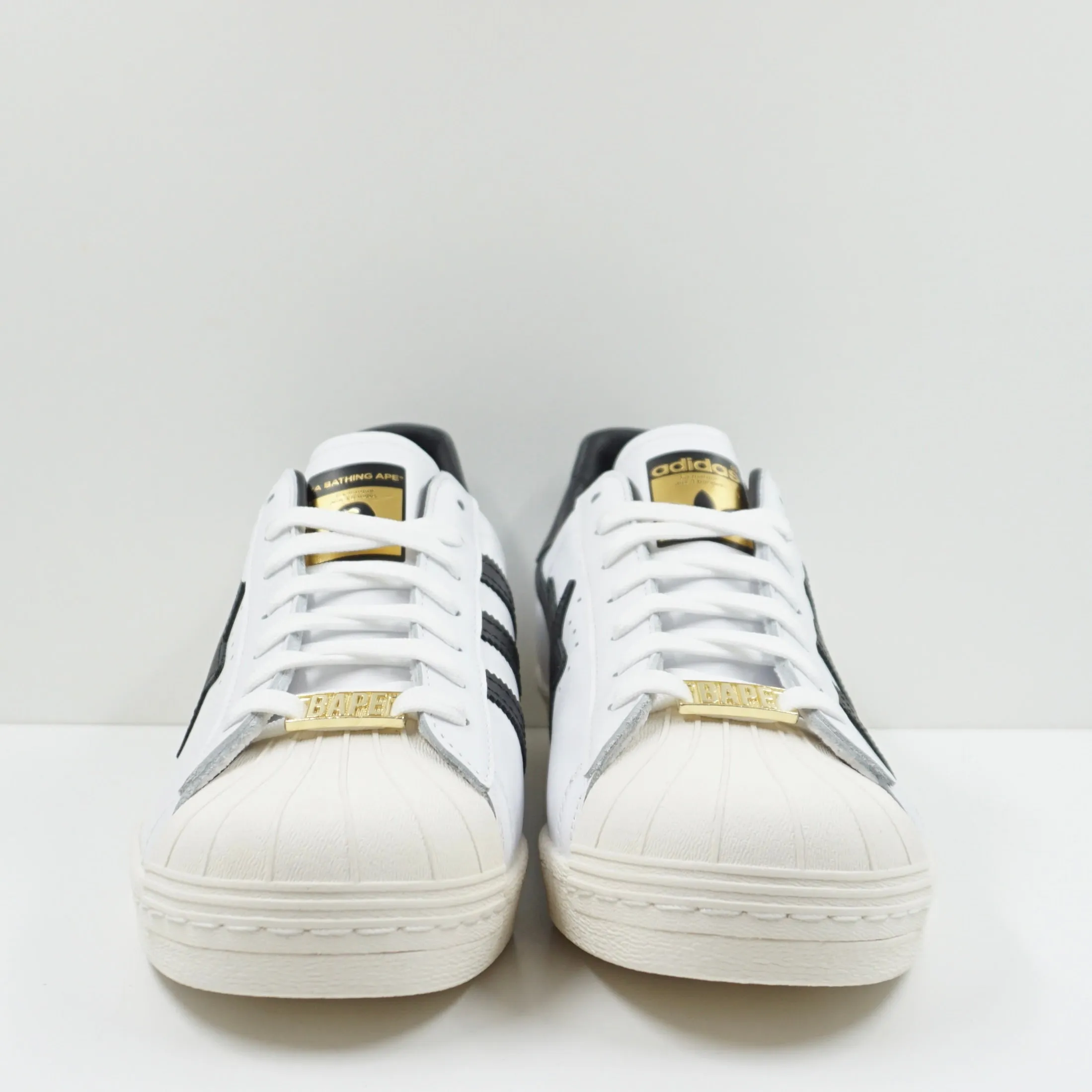 Adidas Superstar 80s Bape White Black