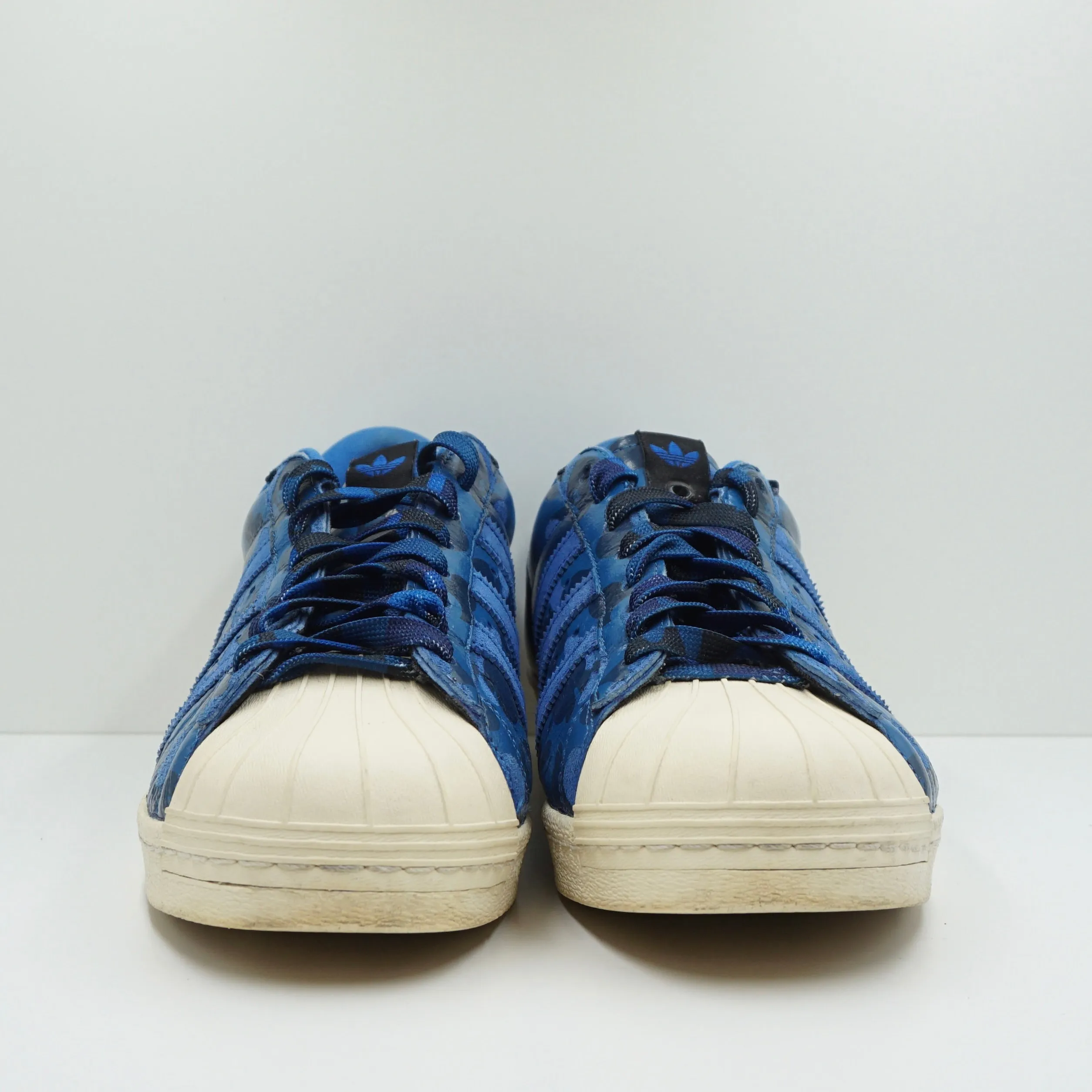 Adidas Superstar 80s Undefeated Bape Blue Camo