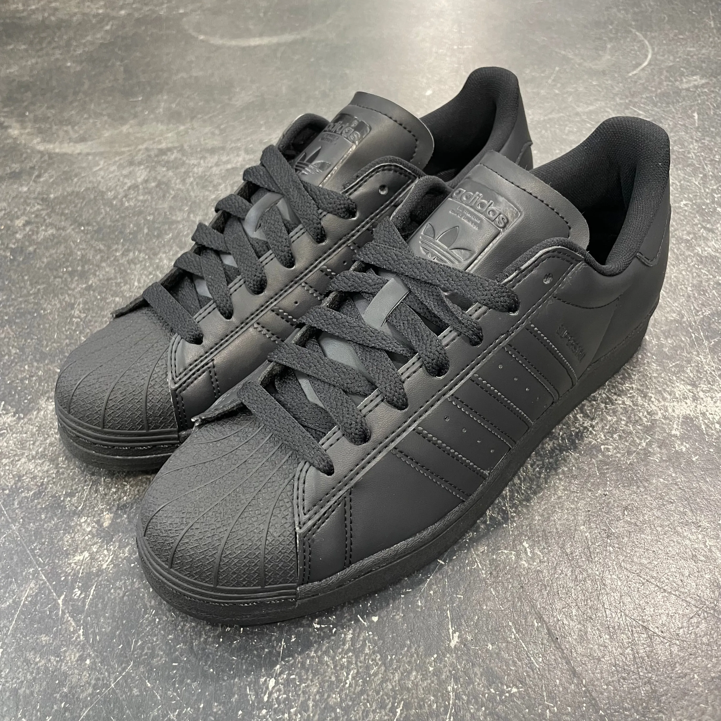 Adidas Superstar ADV Black/Black Leather