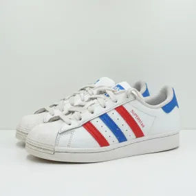 Adidas Superstar Blue/Red Stripes