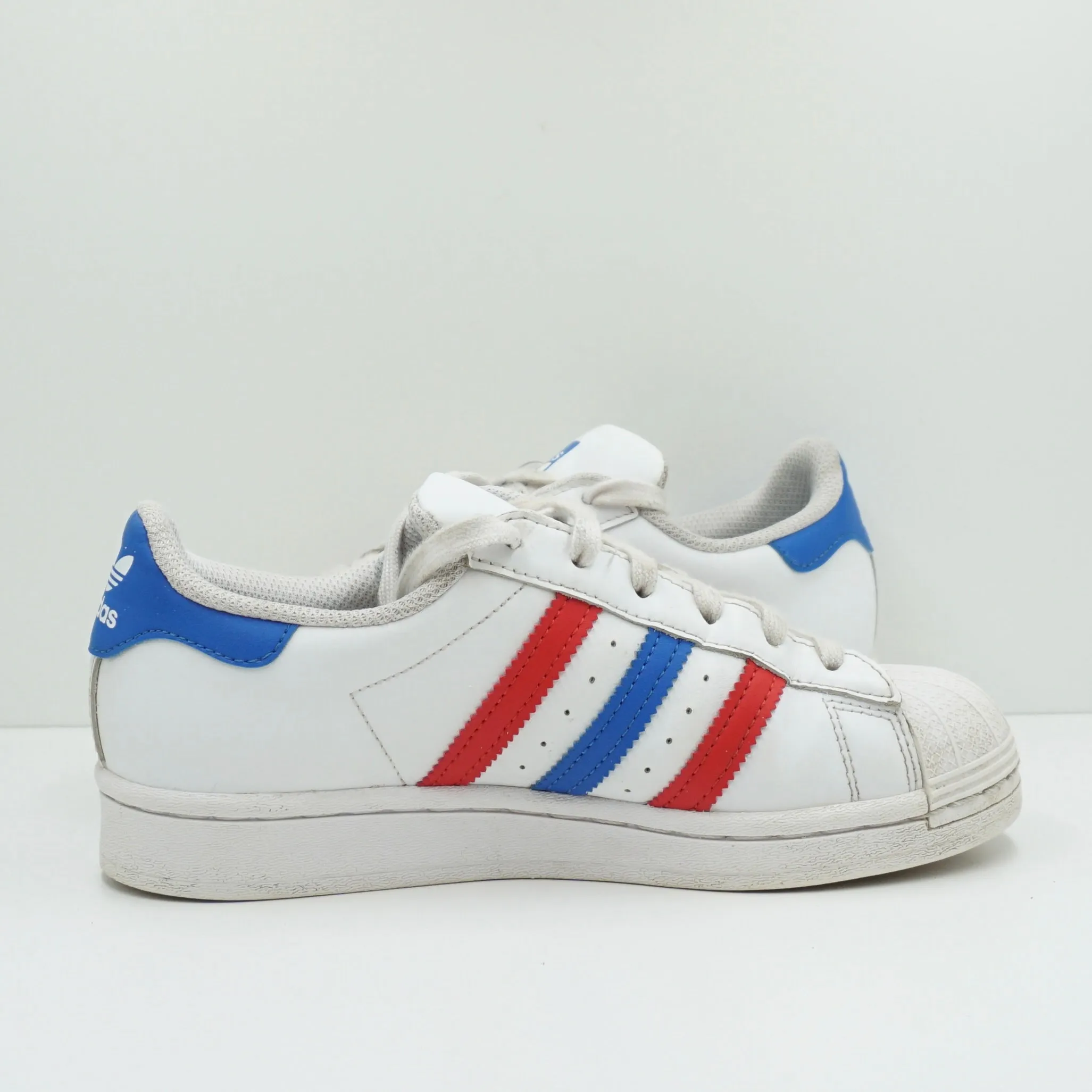 Adidas Superstar Blue/Red Stripes