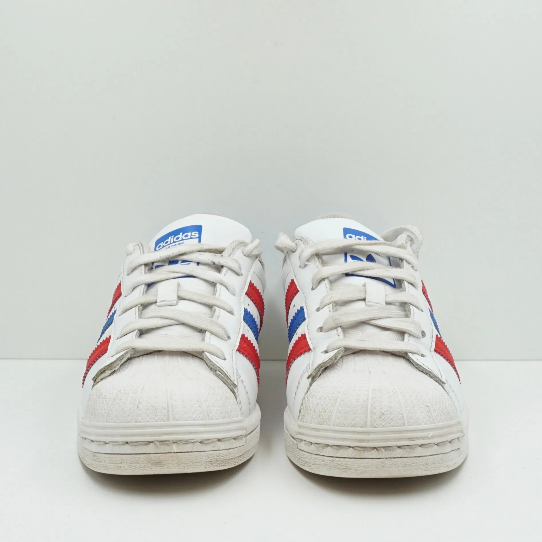 Adidas Superstar Blue/Red Stripes