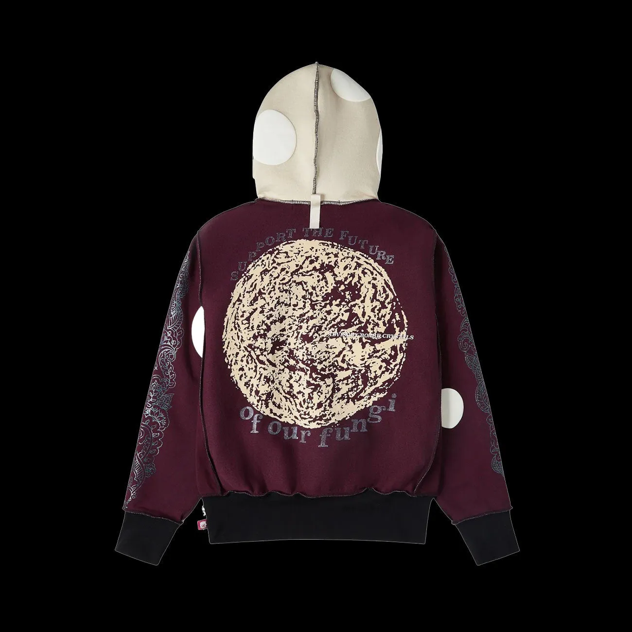 Advisory Planet Saving Information Fungi Edition 2: Critical Thought Mind Spores Hoodie (Brown)