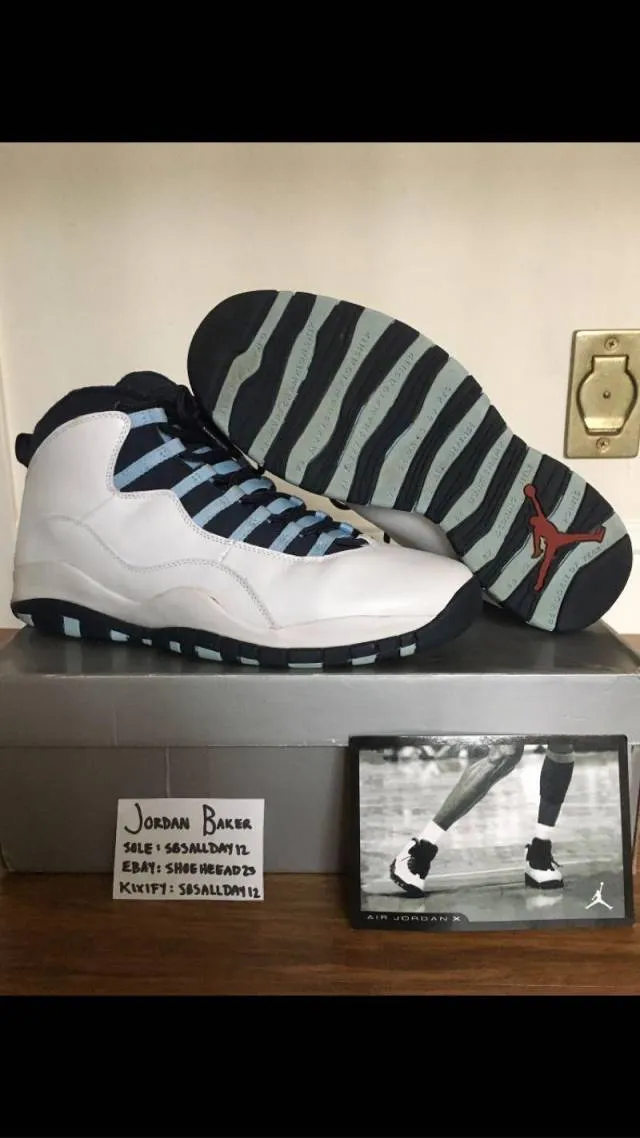 Air jordan ice blue x 10 nike nike’s jordans 10s retro