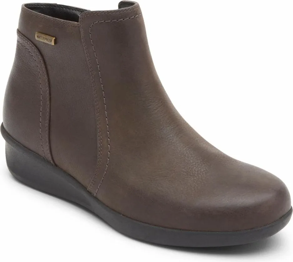 Aravon Fairlee Ankle Boot Chocolate Brown - Wide