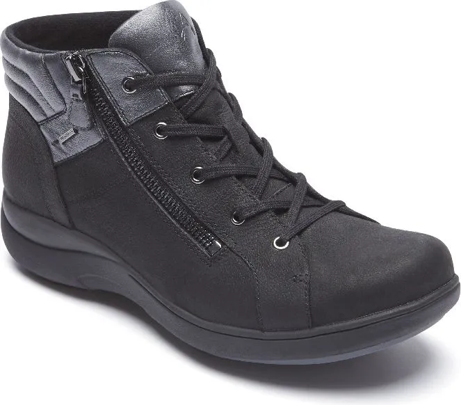 Aravon Rev Stridarc Waterproof Low Boot Black - Extra Wide