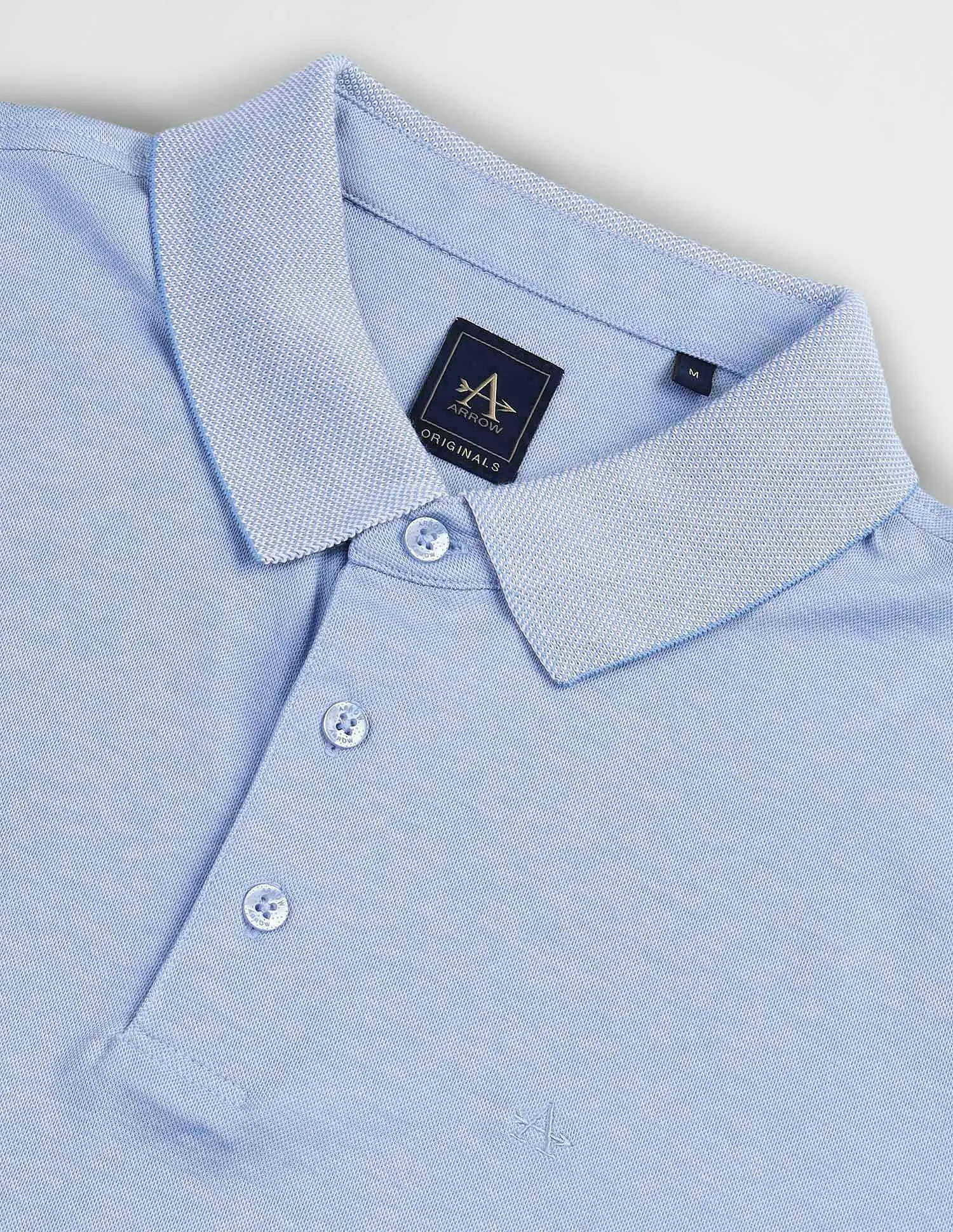 Arrow Heathered Pique Polo Shirt