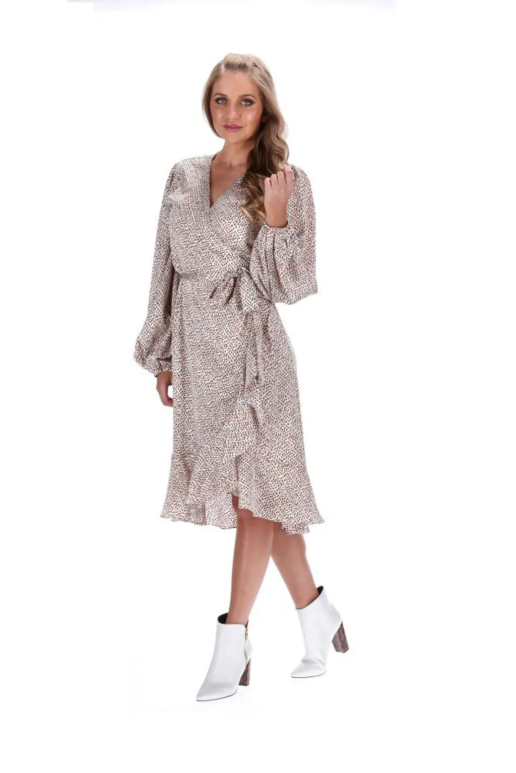 Augustine Amaya Bernadette Wrap Dress