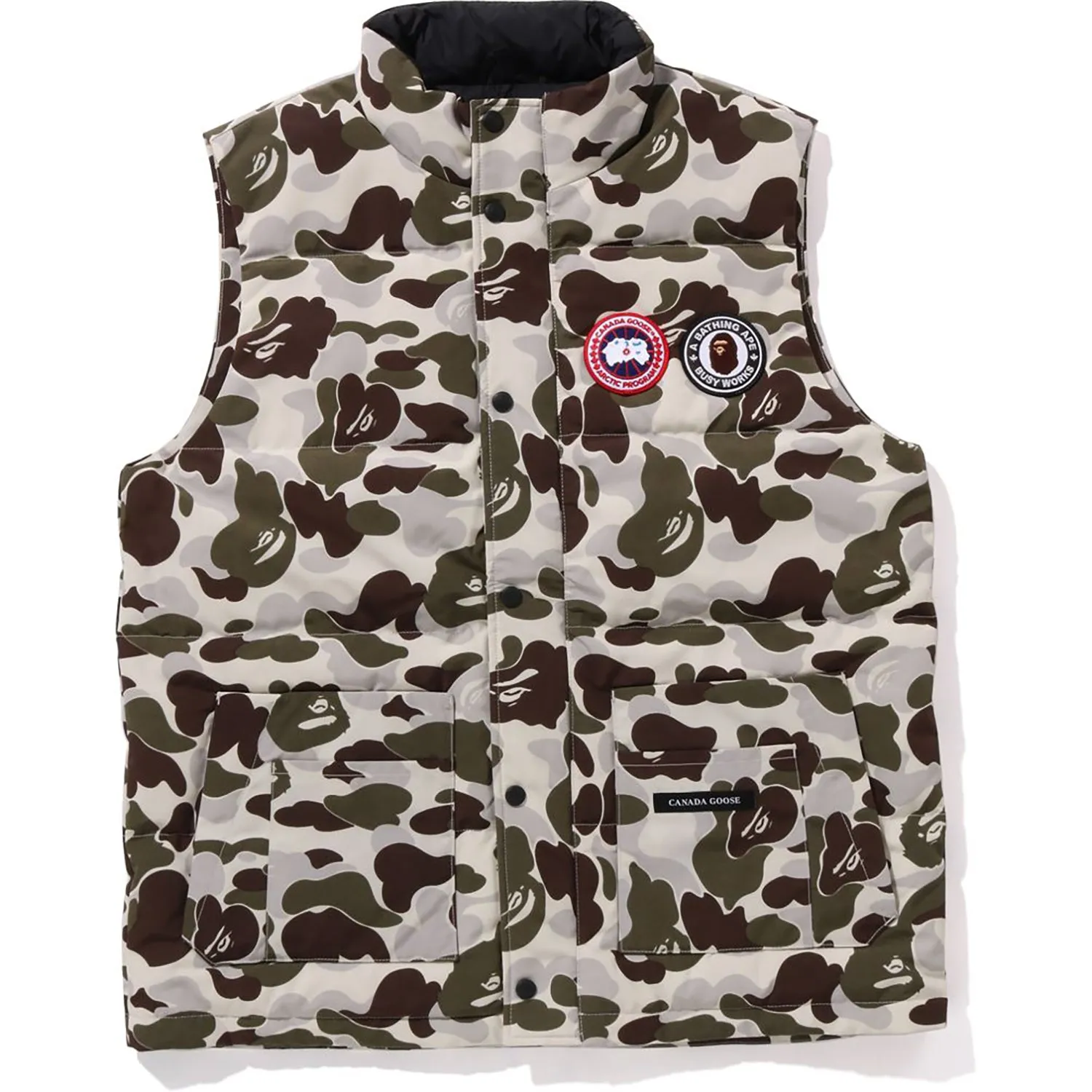 BAPE X CANADA GOOSE FREESTYLE VEST MENS