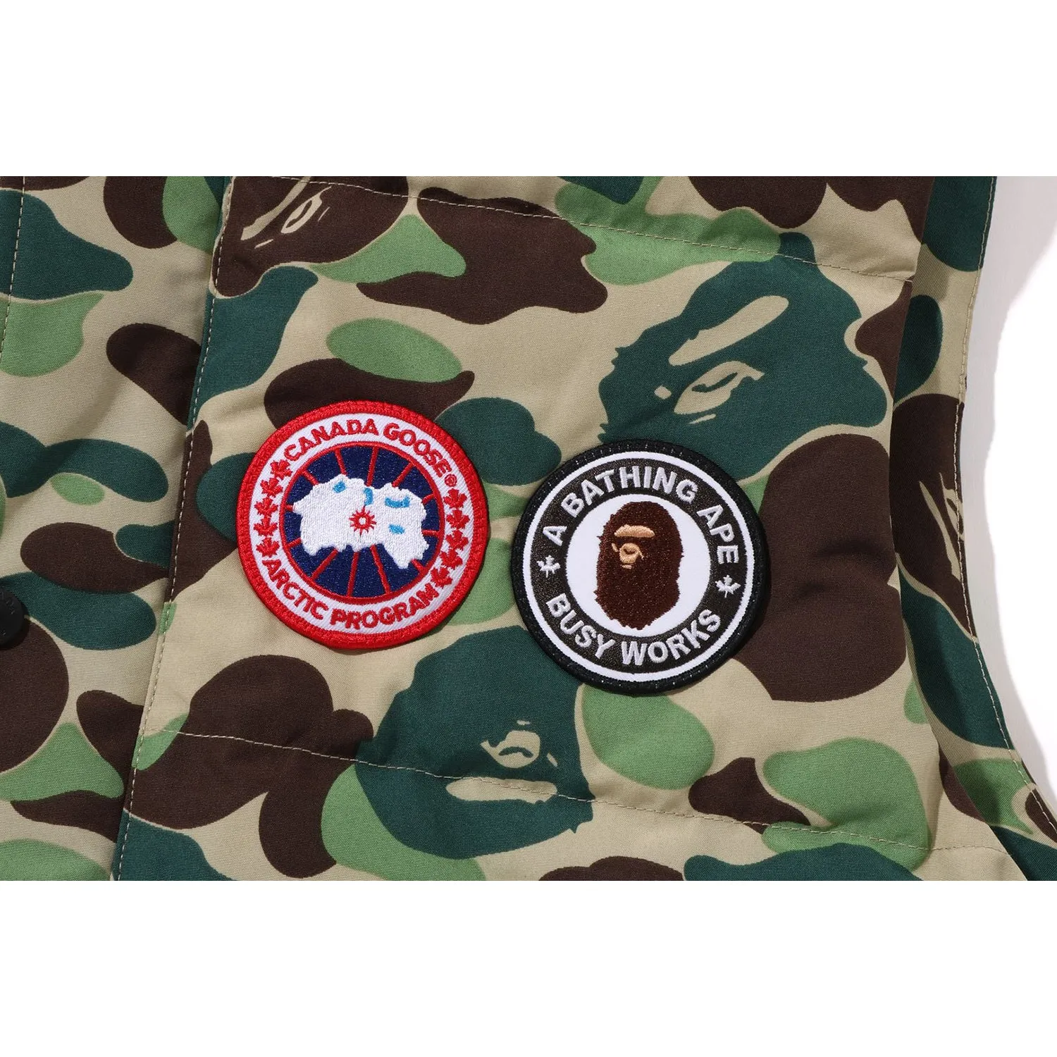 BAPE X CANADA GOOSE FREESTYLE VEST MENS