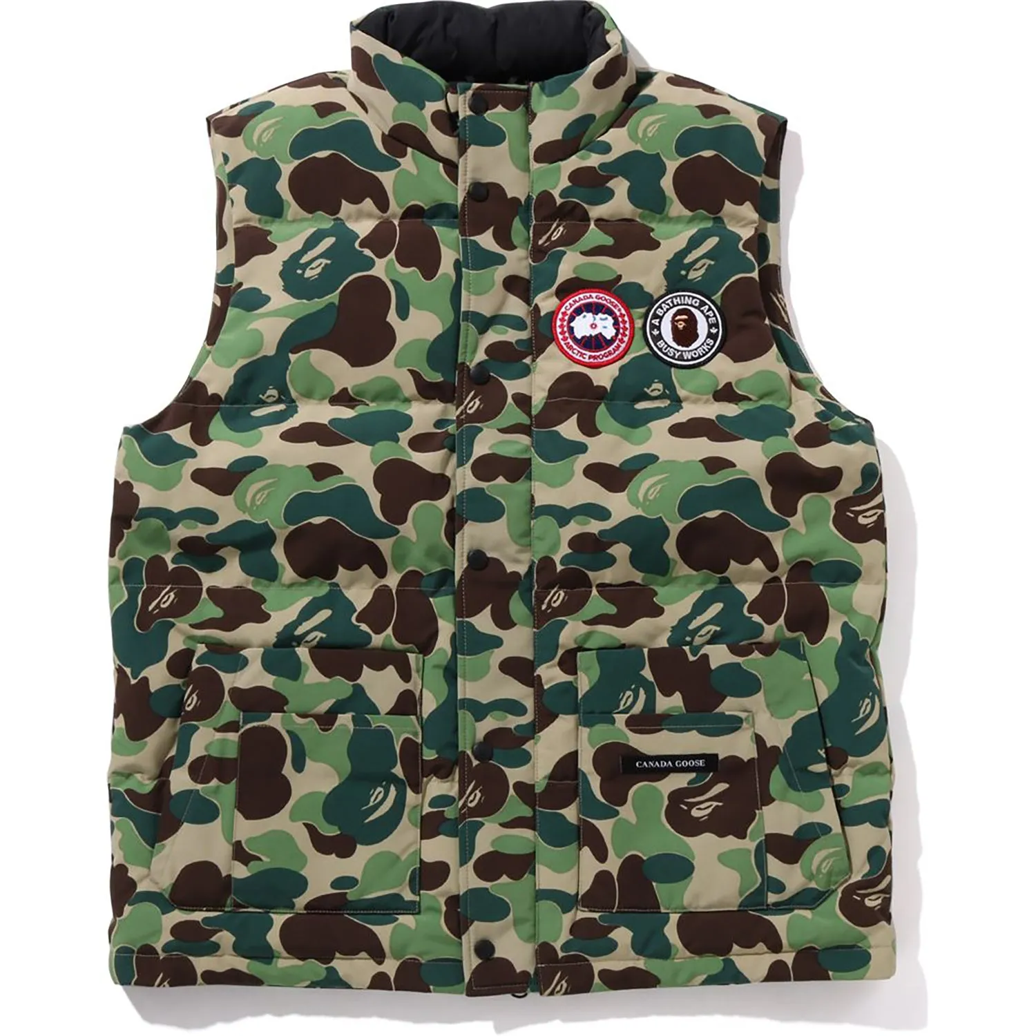 BAPE X CANADA GOOSE FREESTYLE VEST MENS