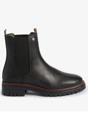 Barbour Evie Leather Chelsea Boot - Black