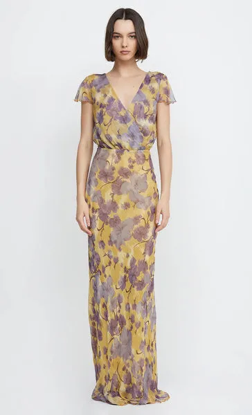 Bec and Bridge      BEC + BRIDGE - BERNADETTE WRAP MAXI DRESS (Golden Violet)