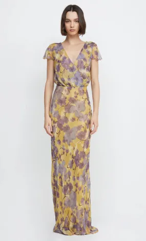 Bec and Bridge      BEC + BRIDGE - BERNADETTE WRAP MAXI DRESS (Golden Violet)