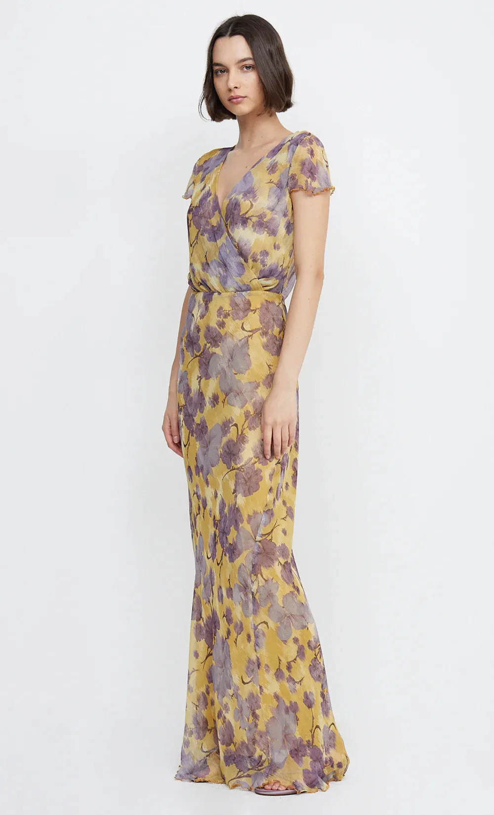 Bec and Bridge      BEC + BRIDGE - BERNADETTE WRAP MAXI DRESS (Golden Violet)