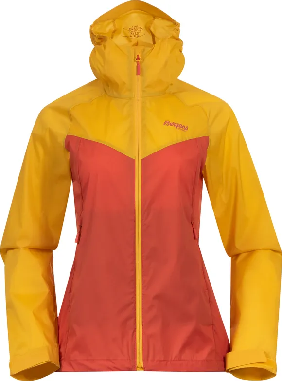 Bergans Women's Microlight Jacket Brick/Light Golden Yellow | Buy Bergans Women's Microlight Jacket Brick/Light Golden