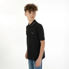 BOSS Boys Polo Shirt Black