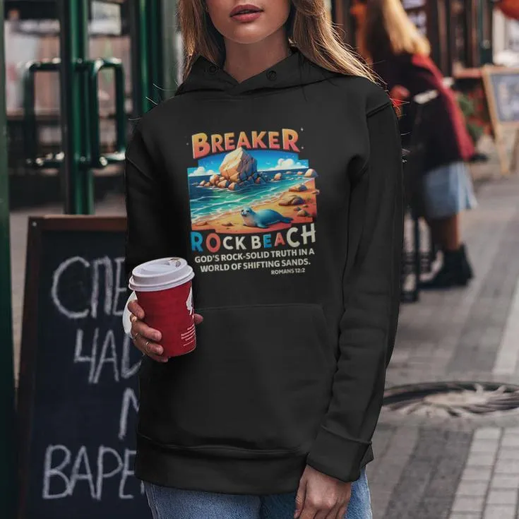 Breaker Rock Beach Christian God's Rock-Solid Truth Vbs 2024 Women Hoodie