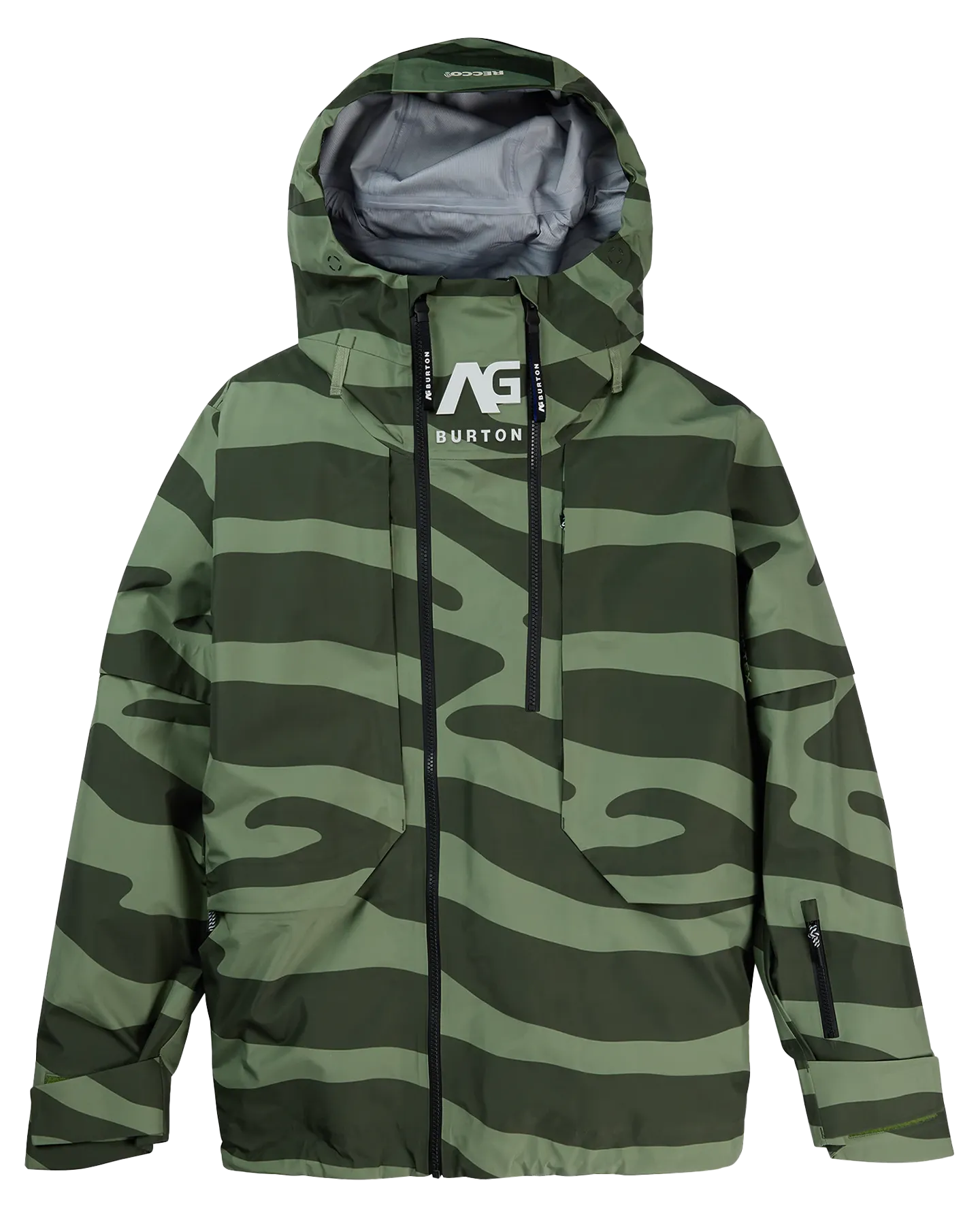 Burton Men's Analog Hardpack Gore-Tex 3L Snow Jacket - Hedge Green Zebra - 2024