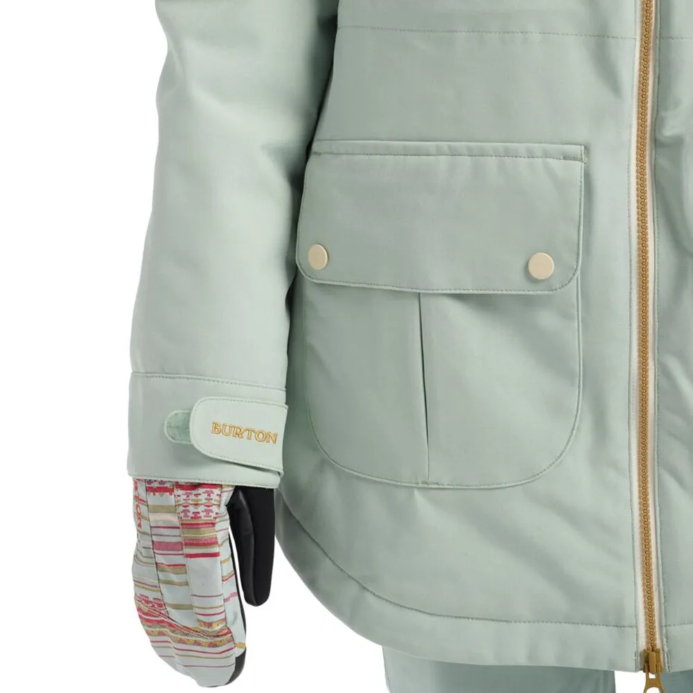 Burton Womens Prowess Snowboard/Ski Jacket - Aqua Grey/Aqua Grey