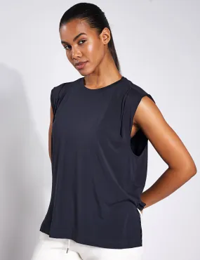 Calgary Boxy Tank - Black