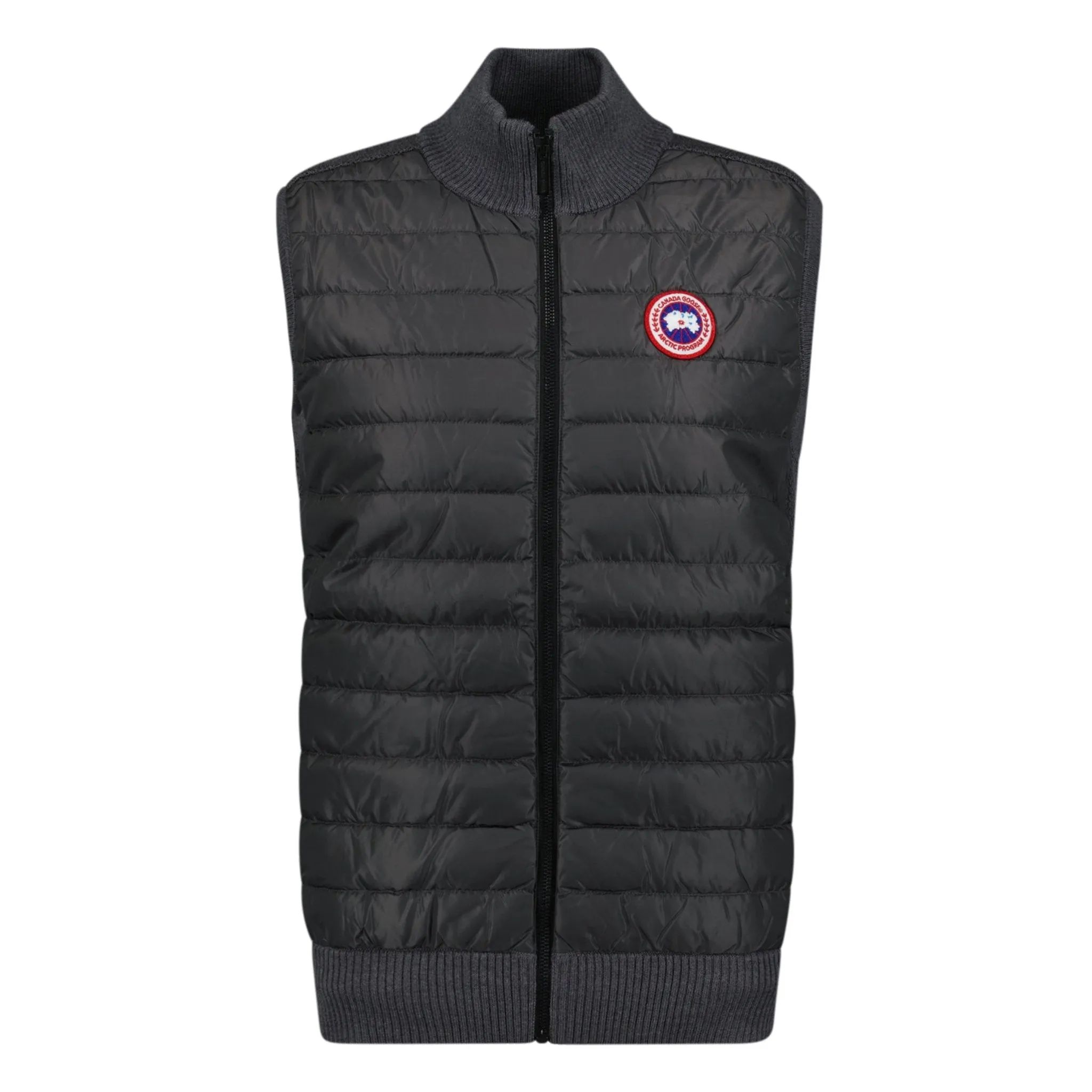 CANADA GOOSE  HYBRIDGE KNIT VEST GILET GREY