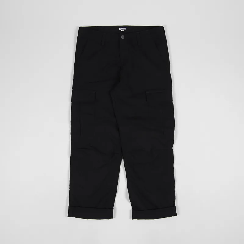 Carhartt WIP Regular Cargo Pant Black Columbia Ripstop