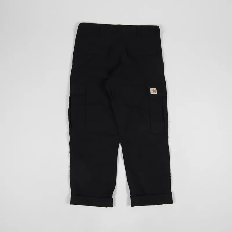 Carhartt WIP Regular Cargo Pant Black Columbia Ripstop