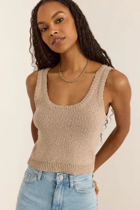 Catalina Tank Top-Putty