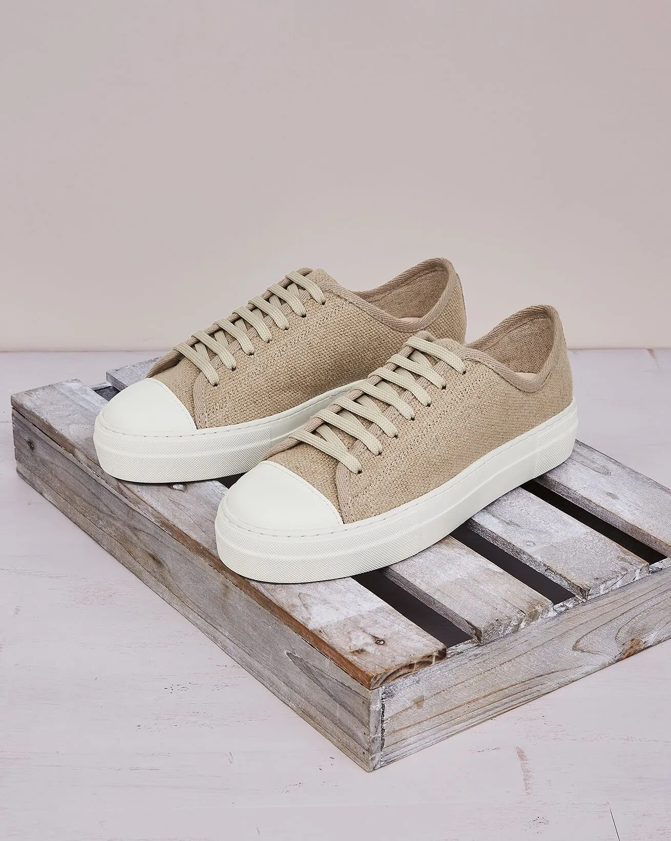 Celtic & Co. Canvas Low Top Trainers