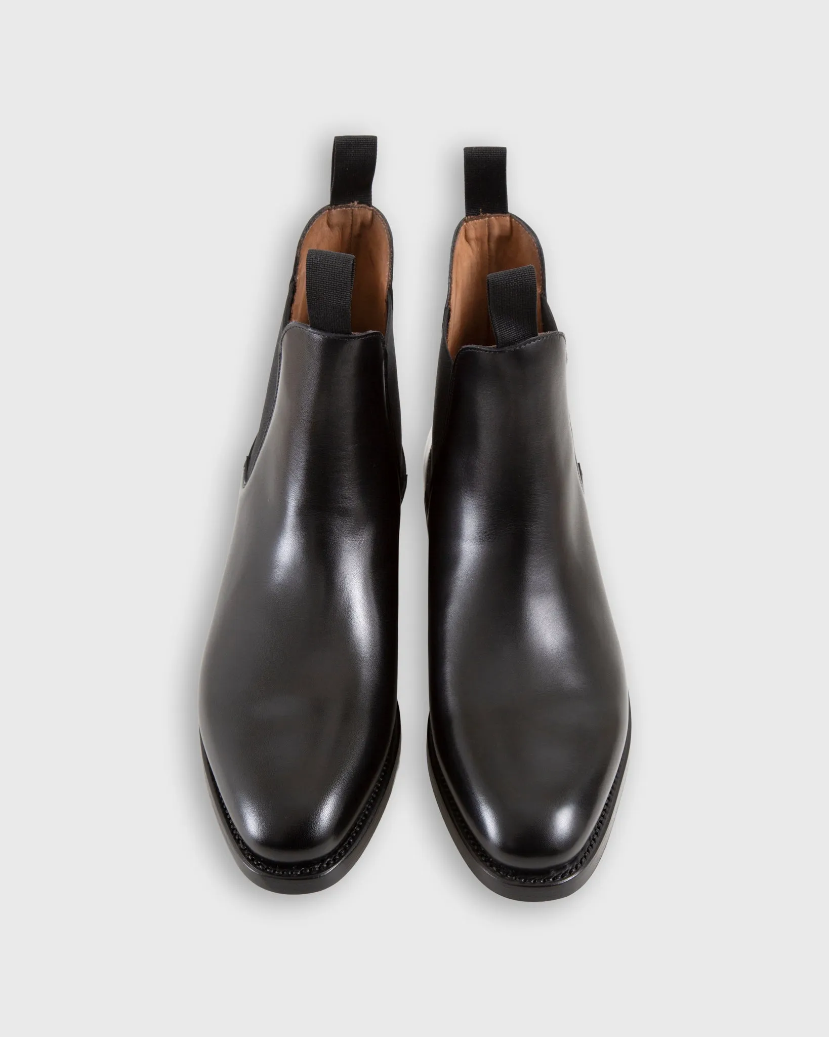 Chelsea Boot in Black Calfskin