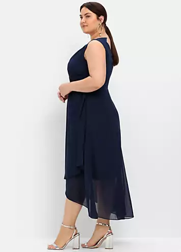 Chiffon Wrap Dress by Sheego | Look Again