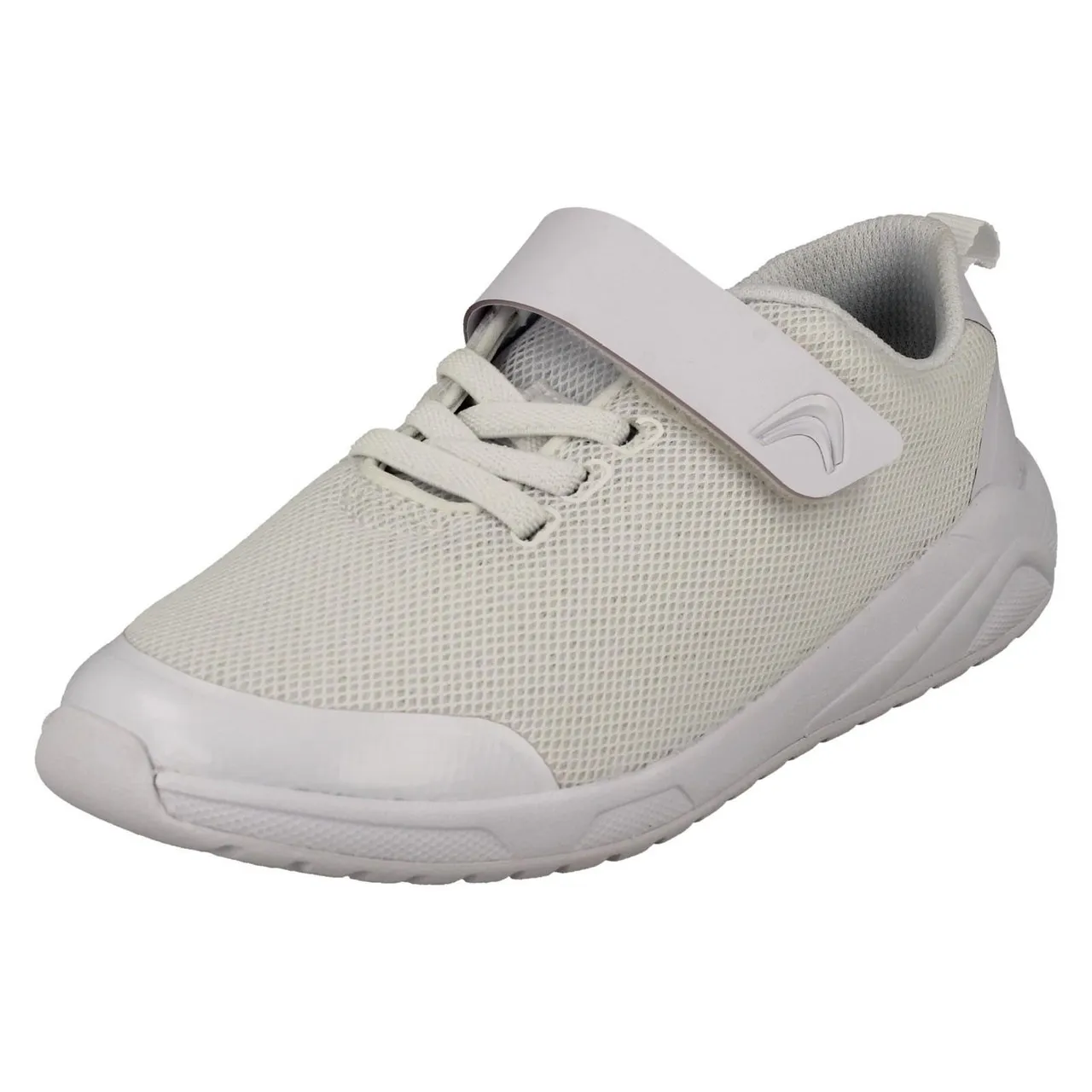 Childrens Clarks Sporty Hook & Loop Fastening Trainers - Aeon Pace