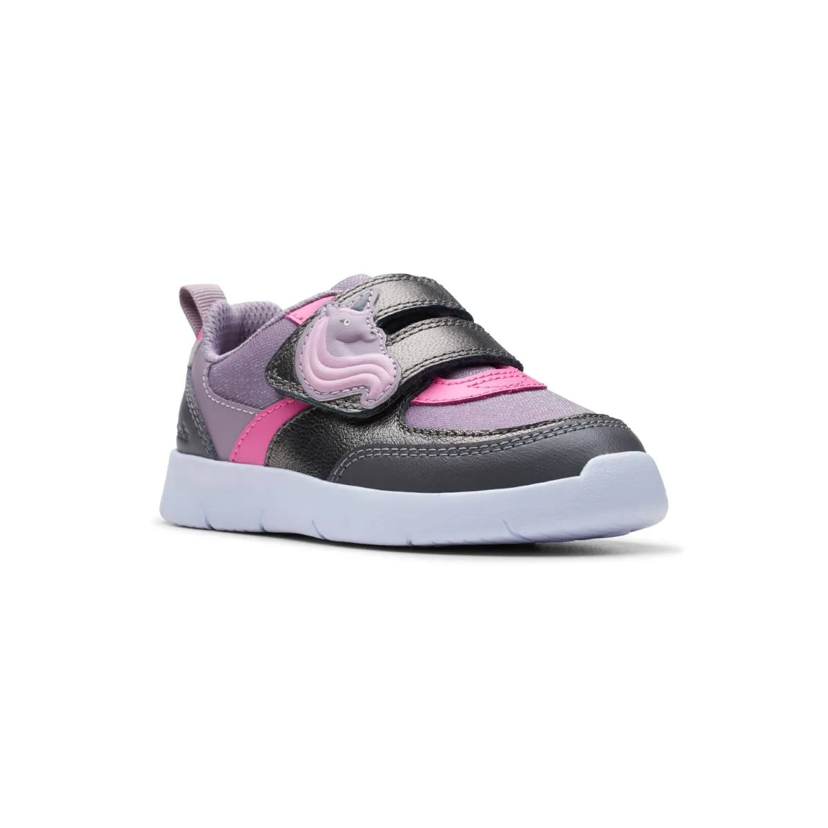 Clarks - Ath Shimmer K 261764576f - F Fit (purple Multi)