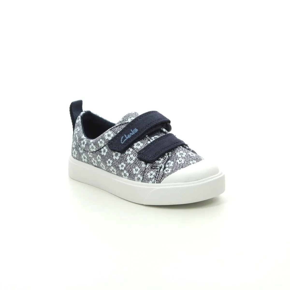 Clarks - City Bright T 261490886f - F Fit (navy)