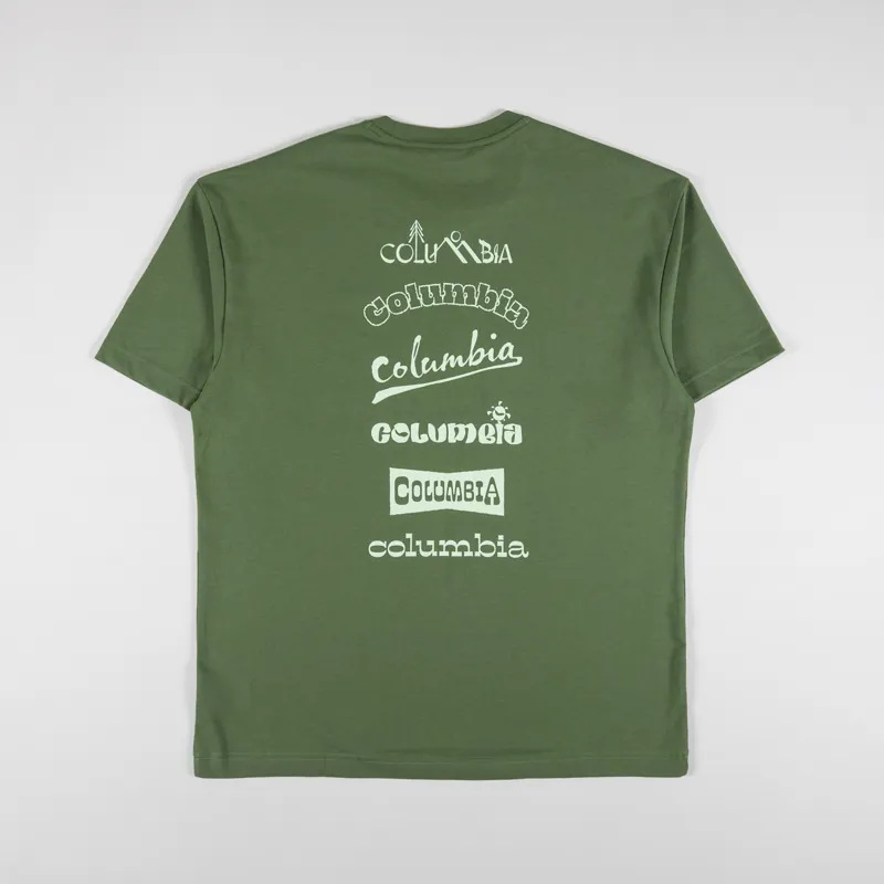 Columbia Burnt Lake Graphic T Shirt Canteen