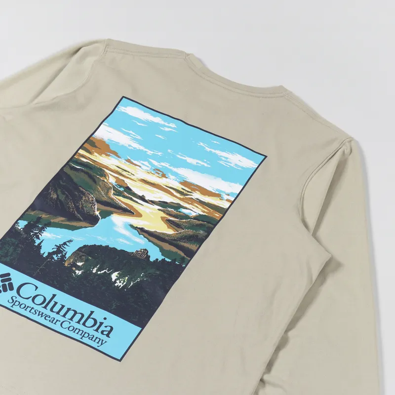 Columbia CSC Alpine Way Relaxed Long Sleeve T Shirt Ancient Fossil