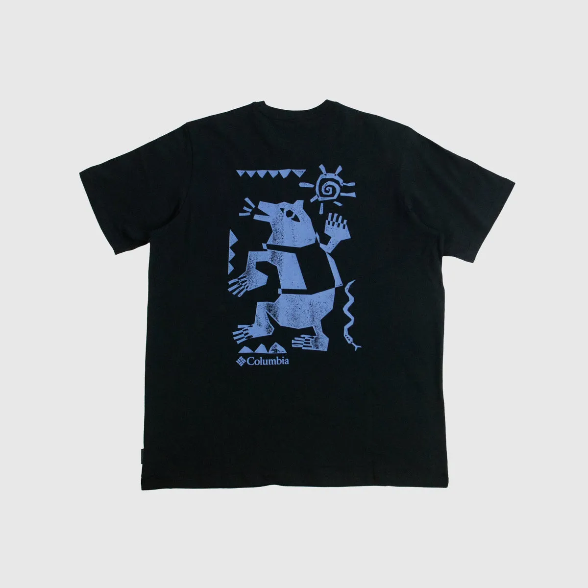 Columbia Explorers Canyon Tee - Black / Bearly Tribe