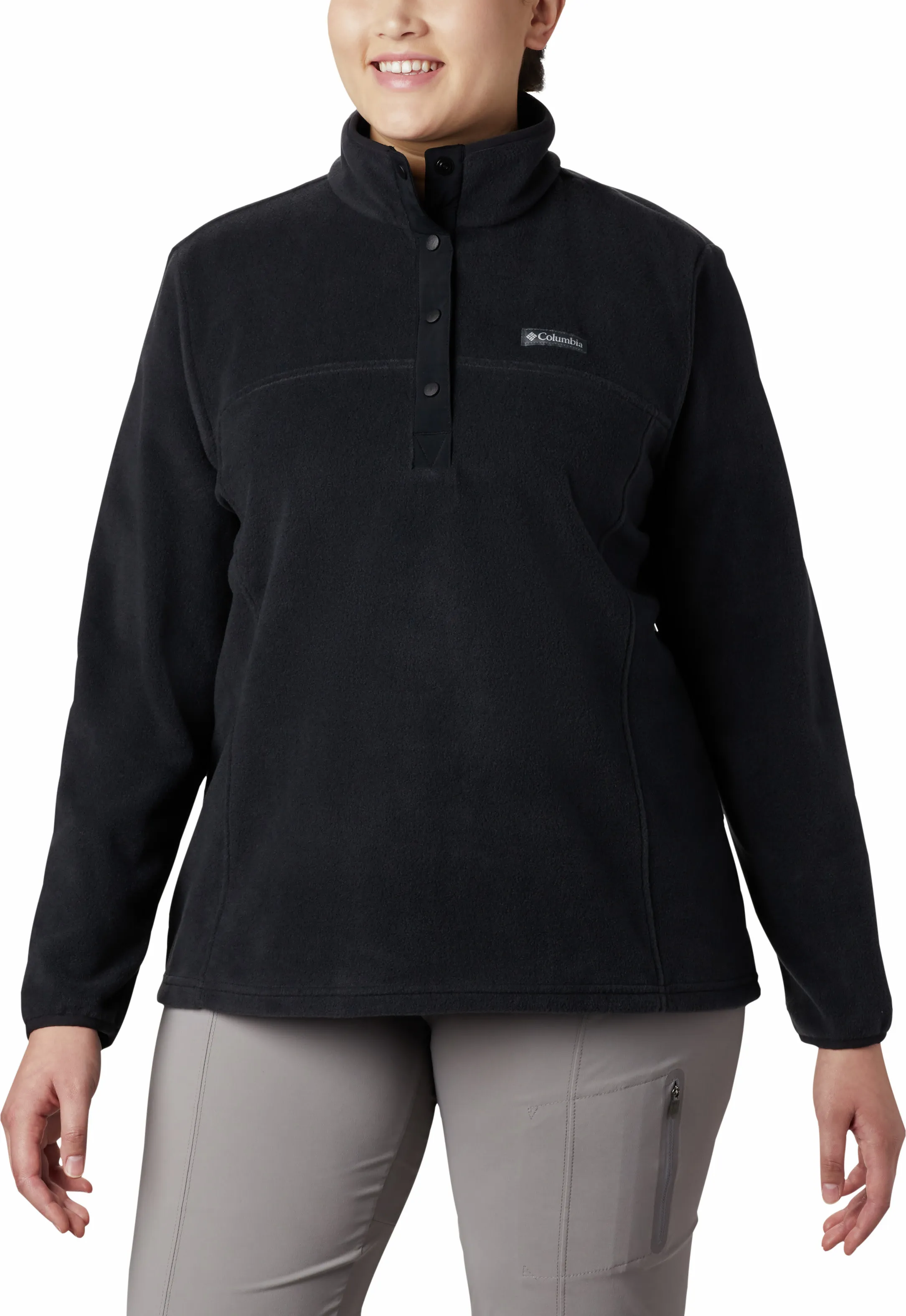 Columbia Women's Benton Springs 1/2 Snap Pullover Black | Buy Columbia Women's Benton Springs 1/2 Snap Pullover Black 