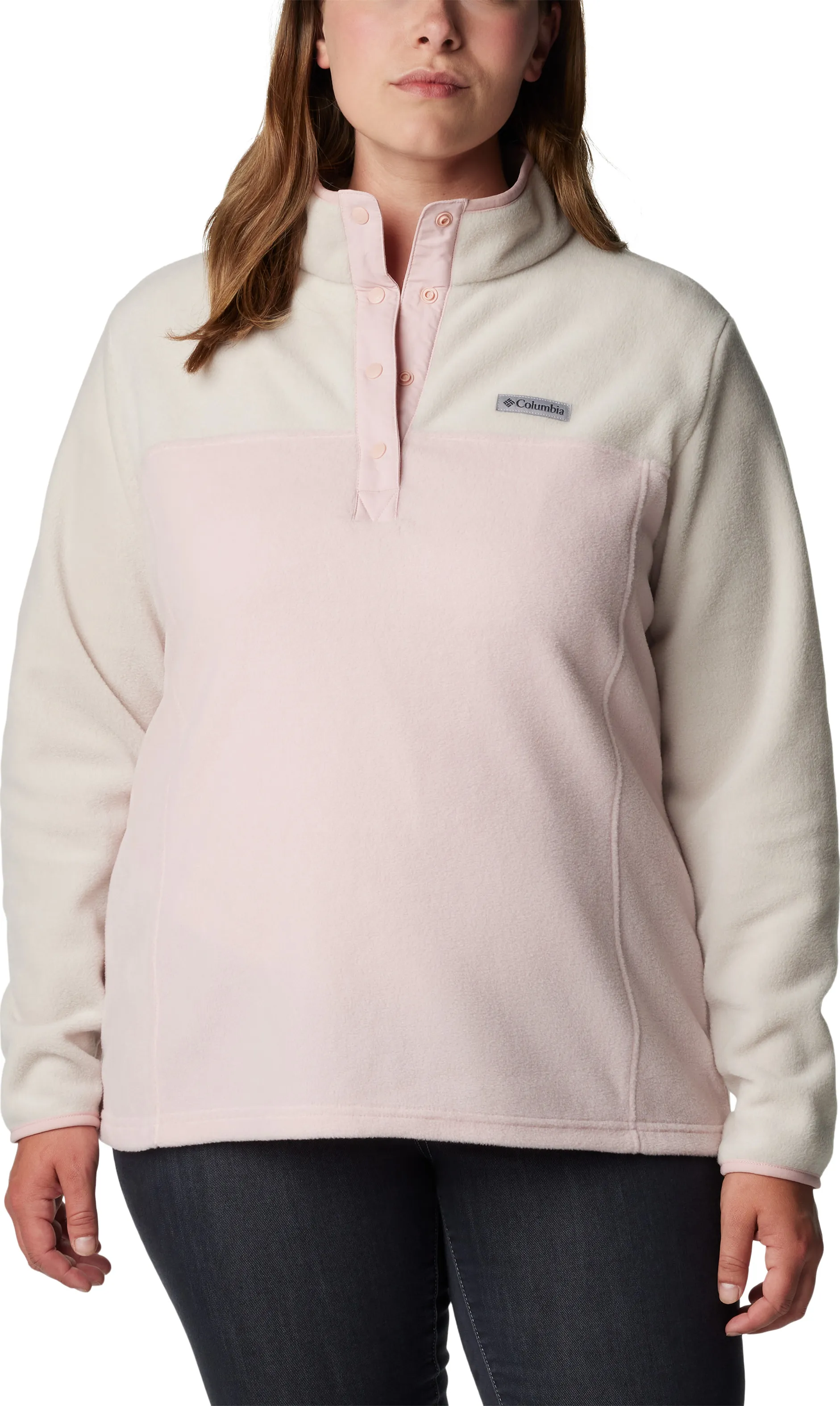 Columbia Women's Benton Springs 1/2 Snap Pullover Dusty Pink | Buy Columbia Women's Benton Springs 1/2 Snap Pullover D