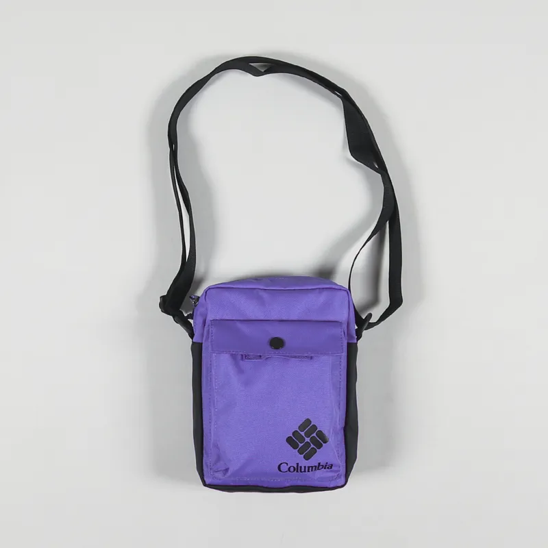 Columbia Zigzag Side Bag Purple Lotus Black