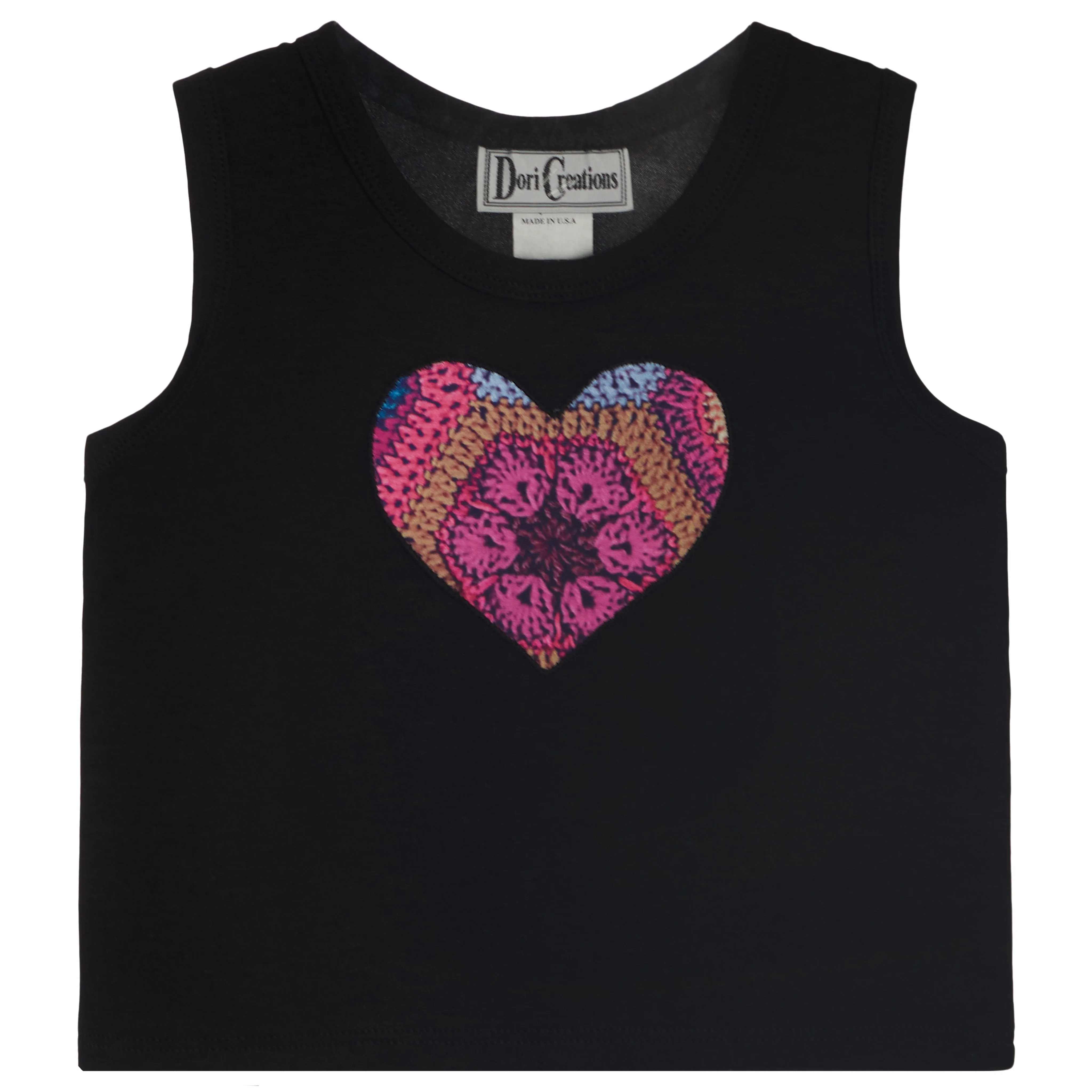 Crochet Heart Tank